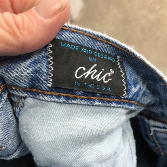 Chic Jeans Vintage High Waist Denim Jeans Made in USA - Picture 4 of 4